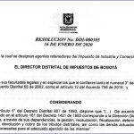 Se designan agentes retenedores del Impuesto de Industria y Comercio.