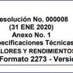 Resolución Nº 000008 31/01/2020