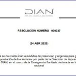 Se da continuidad a medidas de protección y urgencia para garantizar la atención y la prestación de los servicios por parte de la DIAN.