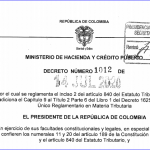 Se reglamenta el inciso 2 del artículo 840 del Estatuto Tributario y se adiciona el Capítulo 9 al Título 2 Parte 6 del Libro 1 del Decreto 1625 de 2016 Único Reglamentario en Materia Tributaria.