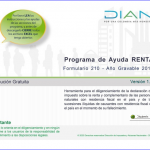 Programa de ayuda de renta, formulario 210 año gravable 2019.