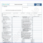 Se habilita el Formulario No. 260 Declaración anual consolidada y se modifica el instructivo del Formulario 260 Declaración anual consolidada