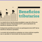 Propuesta No 1. Beneficios tributarios.