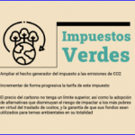 Propuesta No 5. Impuestos Verdes: