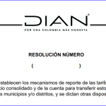 Dirección de Impuestos y Aduanas Nacionales. Proyecto de Resolución.