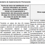 Fecha de inicio de habilitación en el servicio informático de nómina electrónica y fecha máxima para iniciar con la generación y transmisión del documento soporte de pago de nómina electrónica.