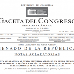 ¡Así va la reforma tributaria¡ Texto definitivo aprobado por el senado.