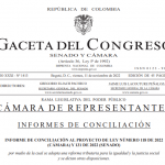 ¡Así va la reforma tributaria¡ Informe de conciliación al proyecto de ley No 118 de 2022 (Cámara).