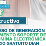 Proceso de generación documento soporte de pago de nomina electrónica, servicio gratuito DIAN.