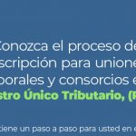 Paso a paso. Solicitud sujeta a verificación de uniones temporales y consorcios