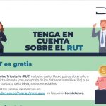 Tenga en cuenta sobre el RUT